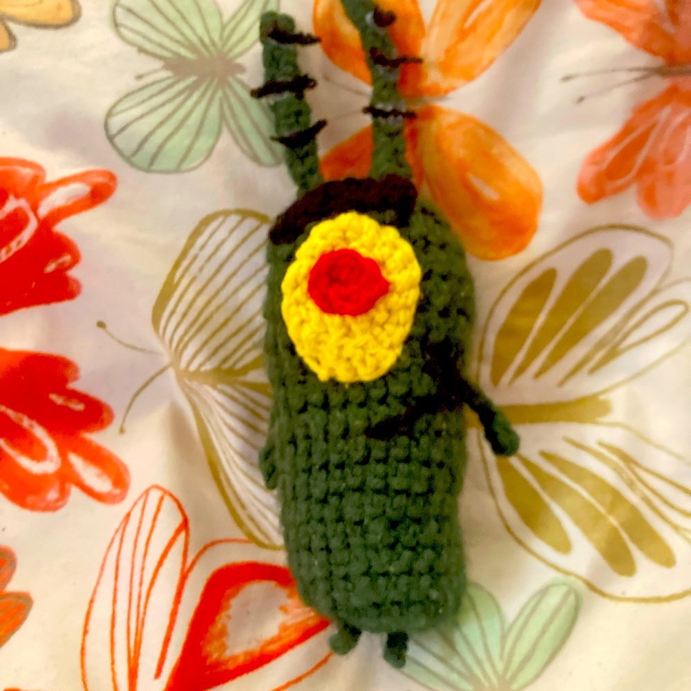 Plankton from SpongeBob, crochet doll